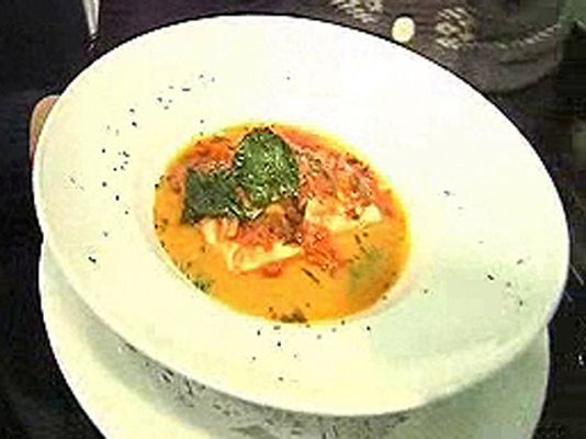 Lubina con calabaza