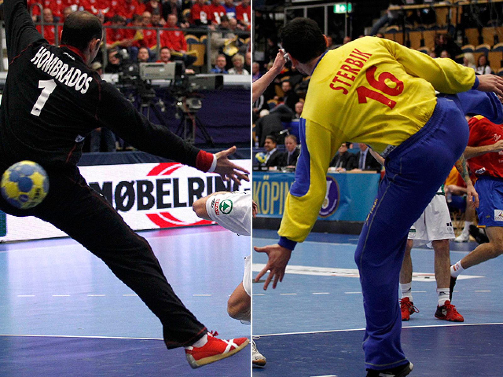 Sin duda, el camino invicto que está cosechando la selección española en Suecia se debe en gran parte a la actuación de los porteros Sterbik y Hombrados. La pareja de cancerberos pueden presumir de ser la mejor dupla del campeonato pero sobre todo pu